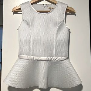 🎈MAJE Mesh Peplum Top